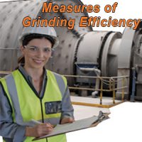Measures of Industrial Grinding Efficiency